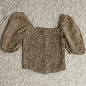 Abercrombie & Fitch | Puff Sleeve Smocked Top